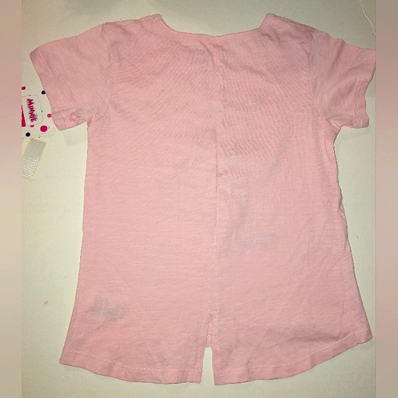 ☆NWT☆Adorable Disney MINNIE MOUSE Pink Short Sleeve Top☆Toddler 5T - Picture 7 of 9